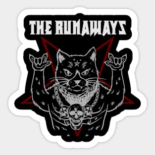 THE RUNAWAYS CAT ROCK - MERCH VTG Sticker